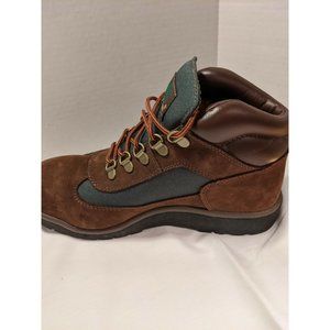 Pre-owned Timberland pro boots women Sz 6 Brown nubuck/olive, trails hiking work